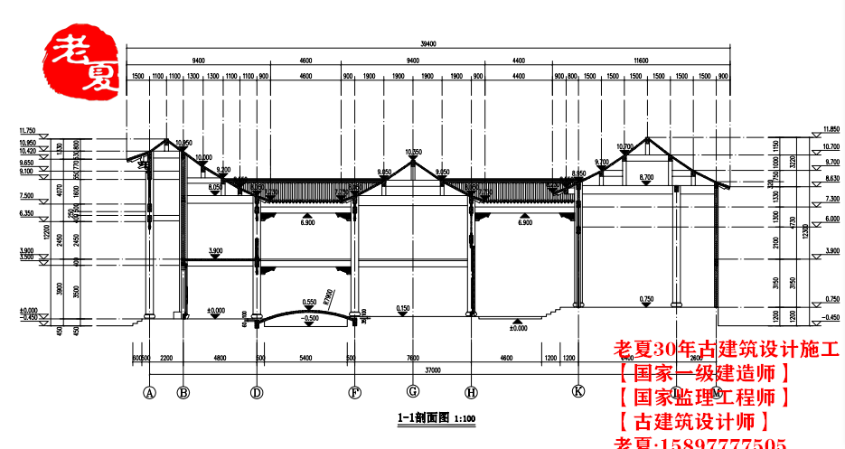 广东仿古牌坊设计图纸，广州深圳仿古大门设计效果图