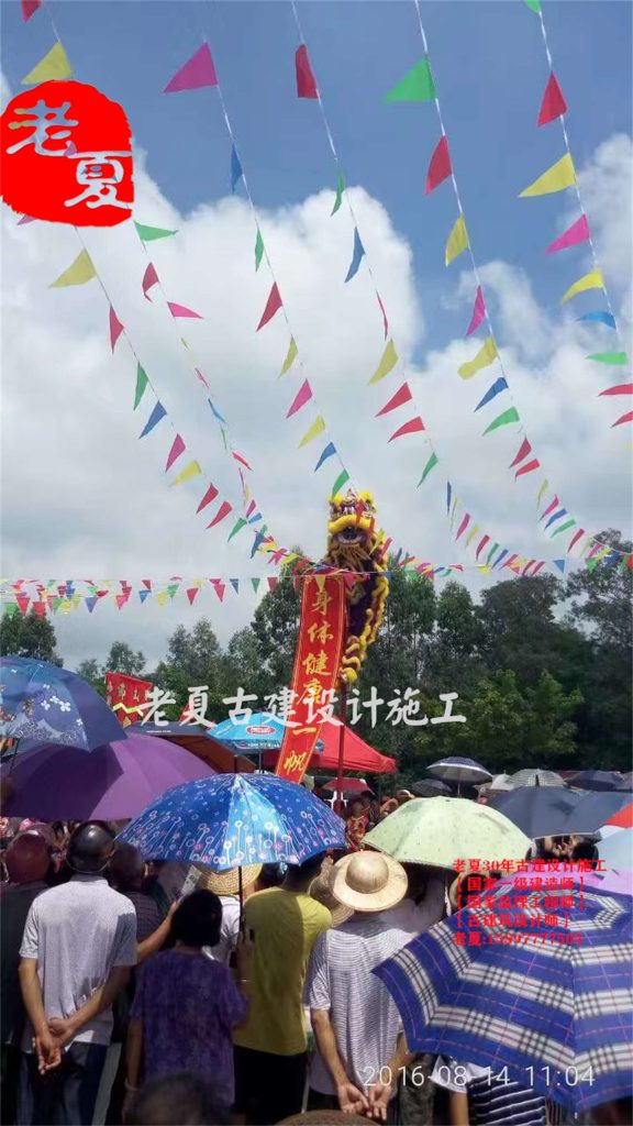 广东农村村庄仿古门楼设计图，湛江茂名仿古牌坊设计